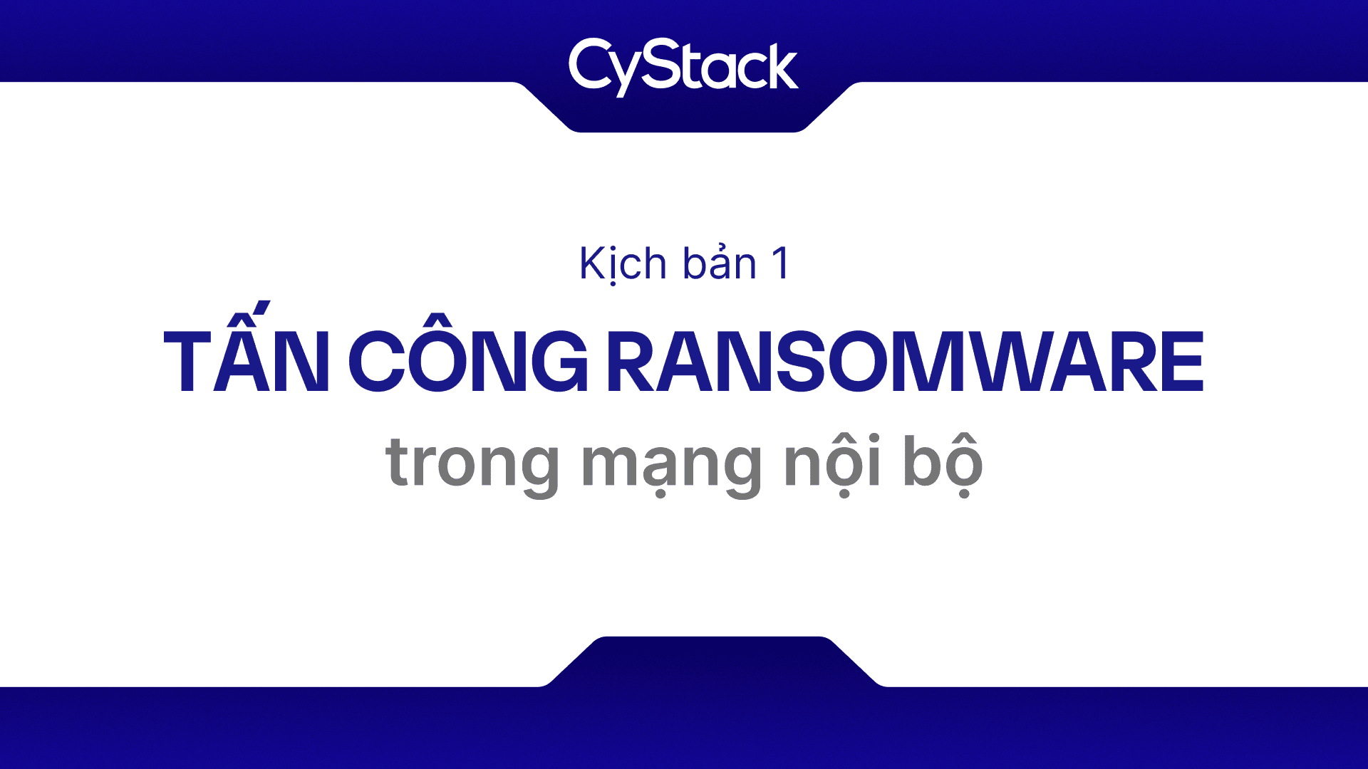 Kịch bản 1: Tấn công Ransomware trong mạng nội bộ