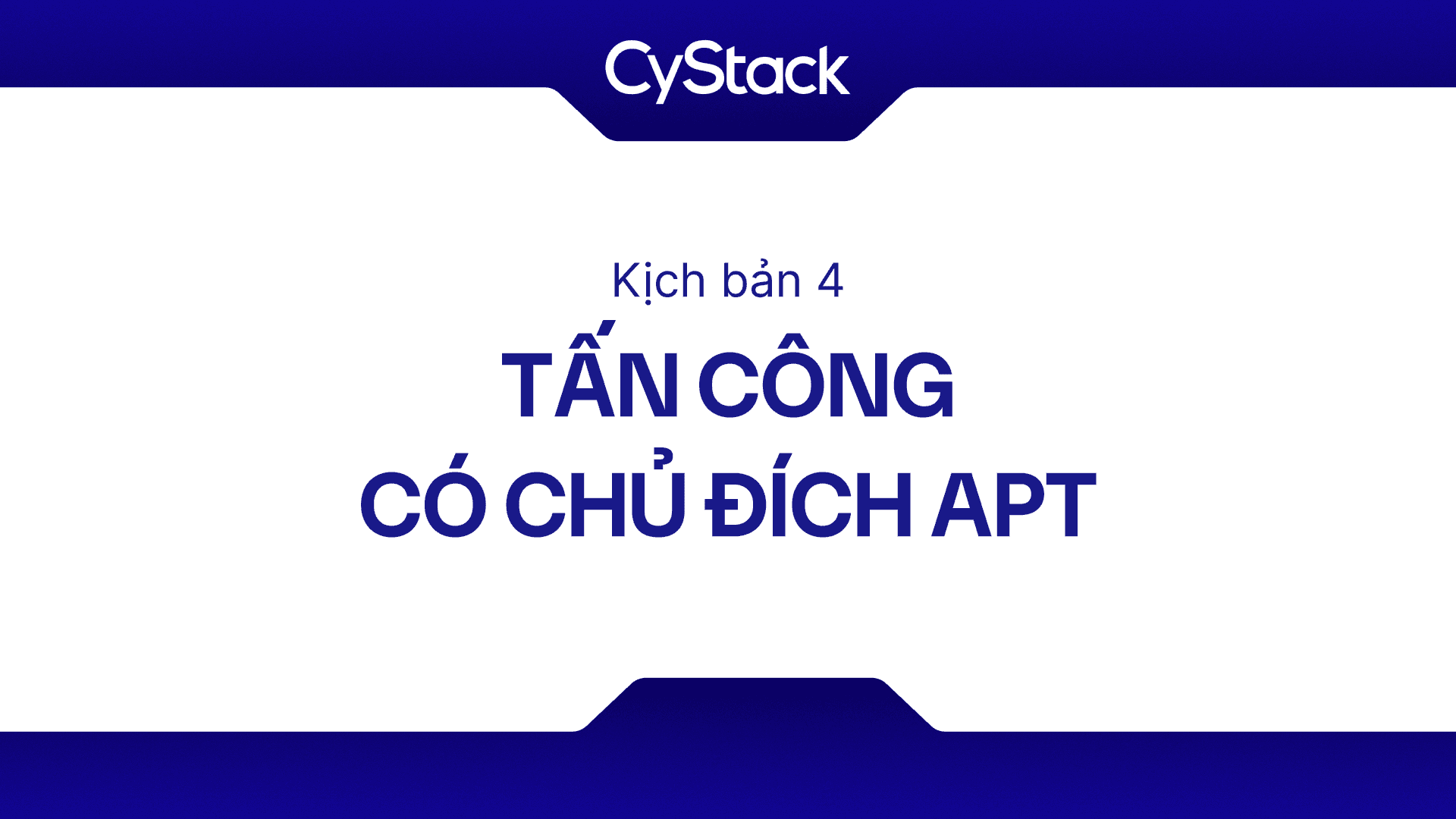 Kịch bản 4: Tấn công có chủ đích APT
