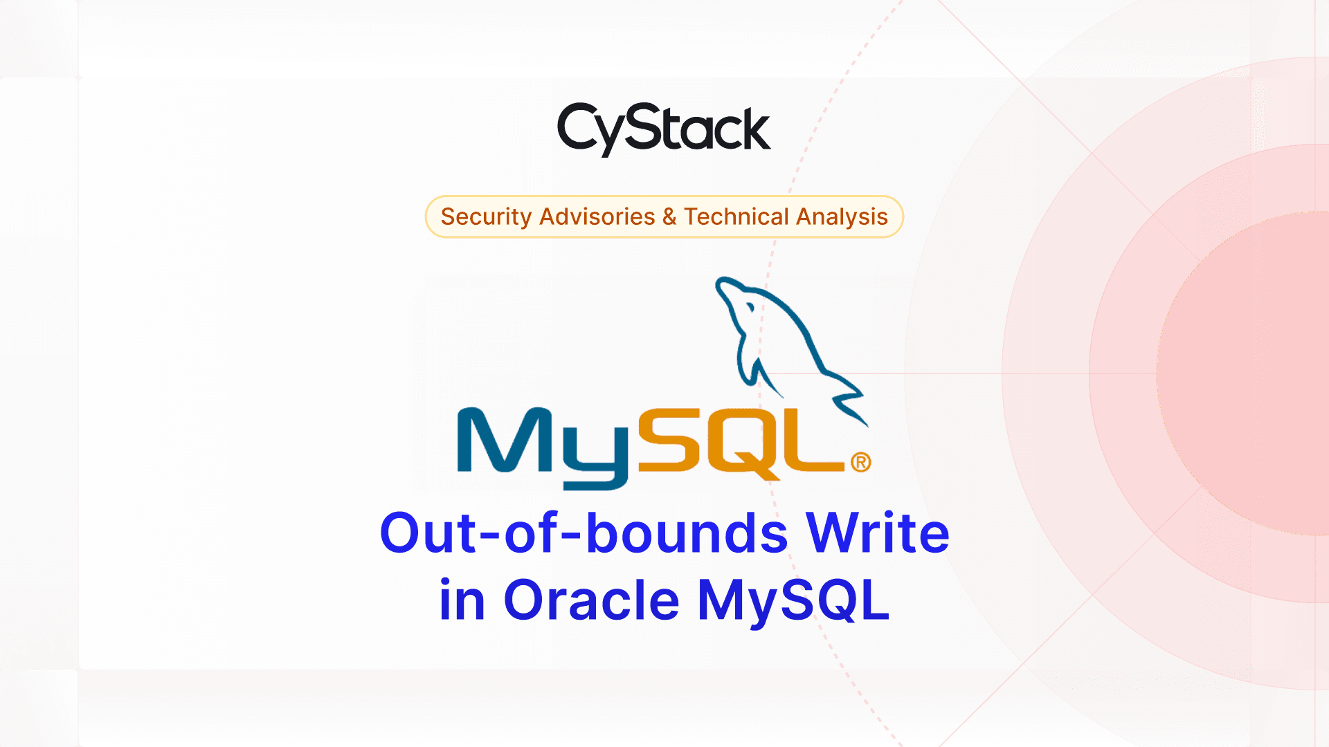 CyStack cover image for CVE-2026-60585: out-of-bounds write in Oracle MySQL.