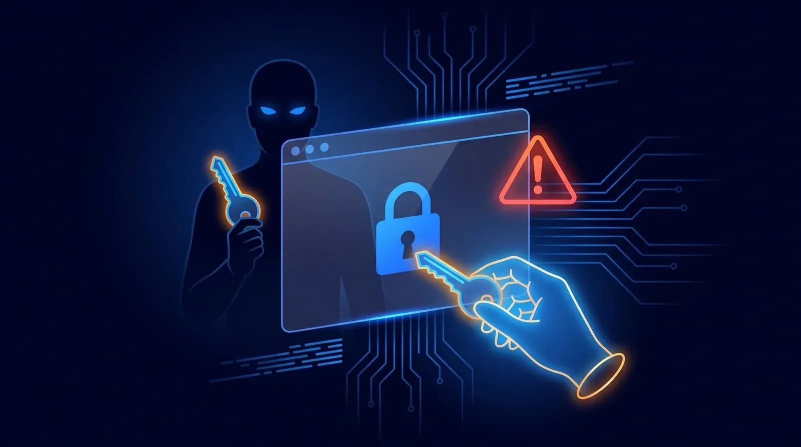 Nhập khóa bí mật vào web lạ có thể trao cho bên thứ ba khả năng sinh mã 2FA cho đến khi khóa bị thu hồi hoặc thay thế.