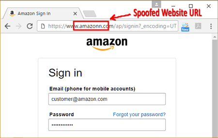 Website giả mạo