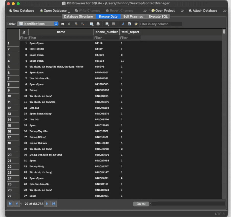 dbBrowser