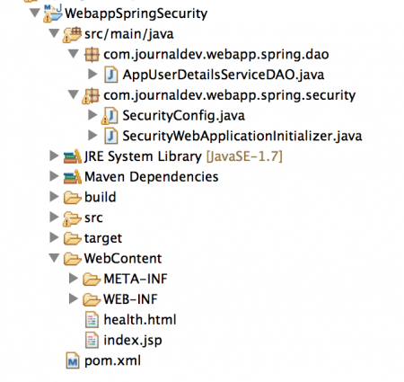 Hướng dẫn ví dụ Spring Security