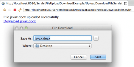 servlet file