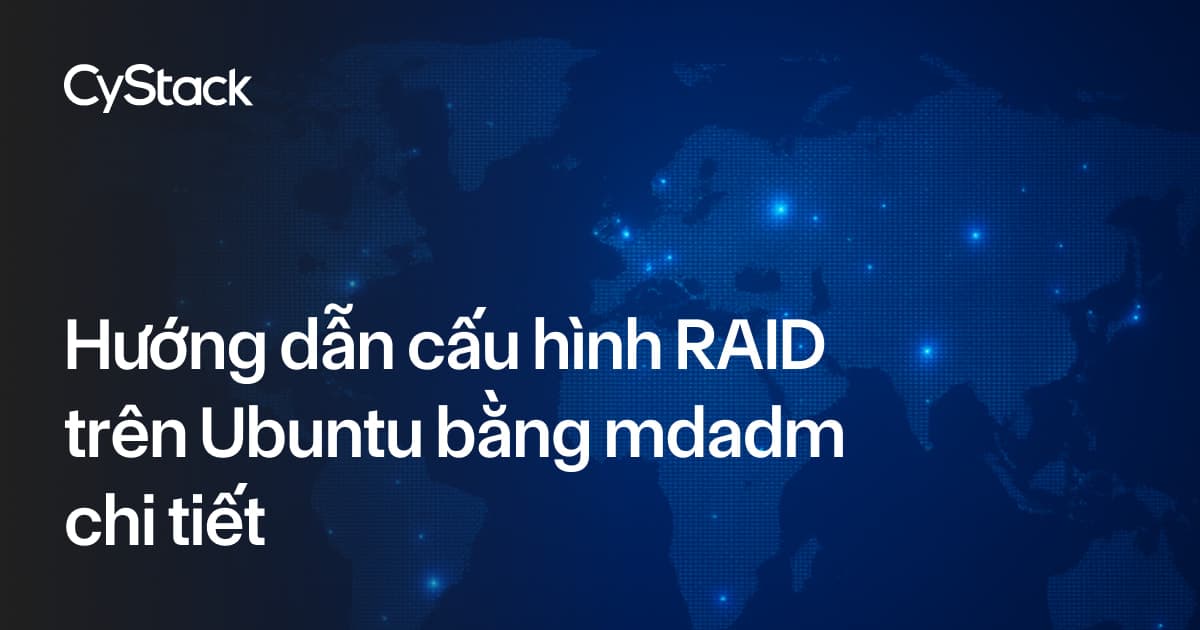 cấu hình RAID trên Ubuntu