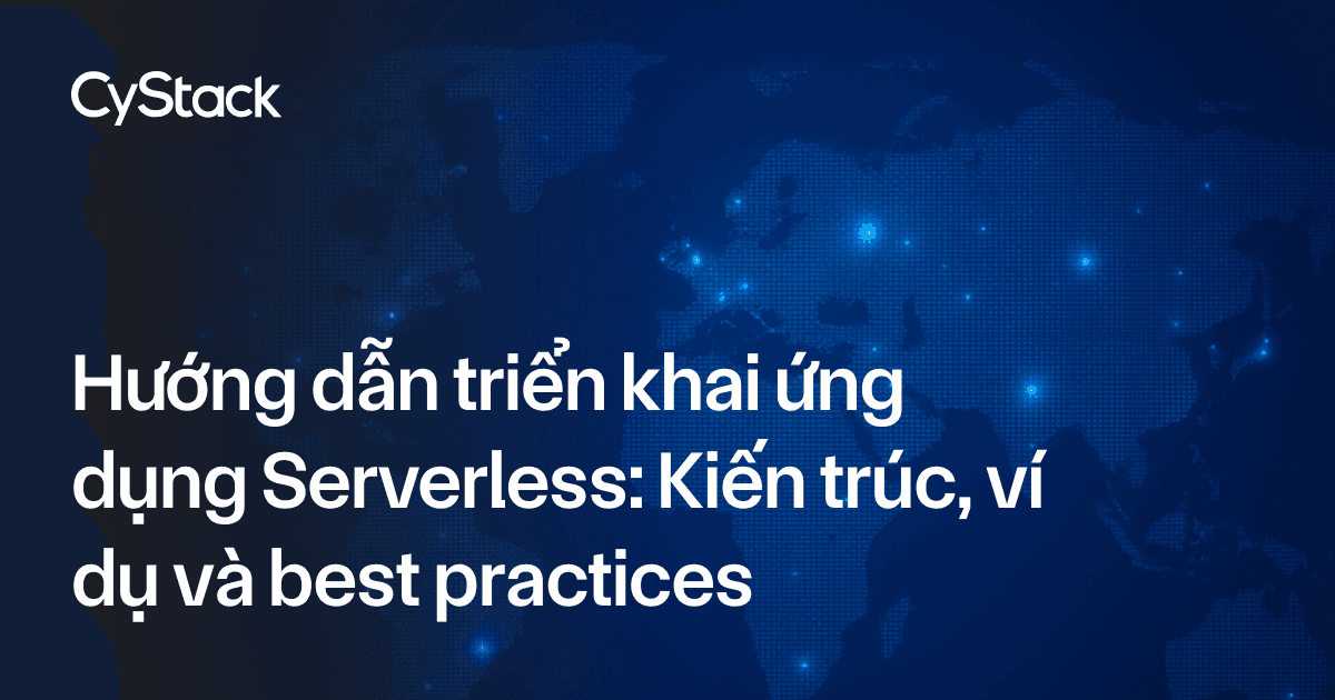  triển khai ứng dụng Serverless