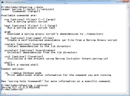 springboot cli version