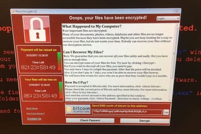 wannacry ransomware