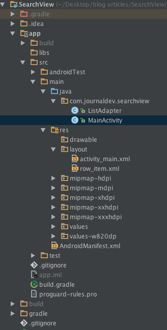 Hướng dẫn Android SearchView sử dụng DataBinding