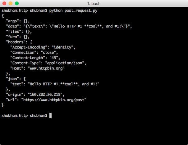python post request