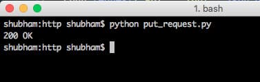python put request