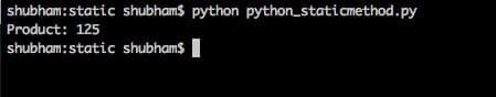 python static method