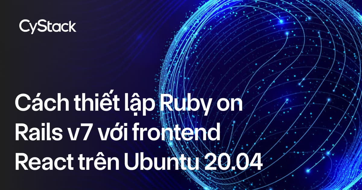 thiết lập Ruby on Rails v7