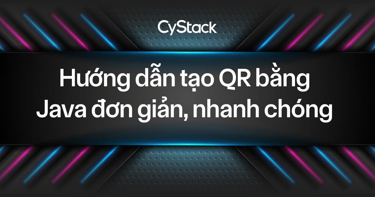 tạo QR bằng Java