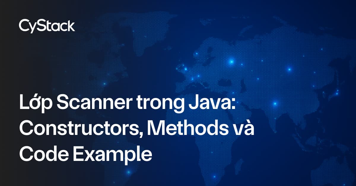 Lớp Scanner trong Java