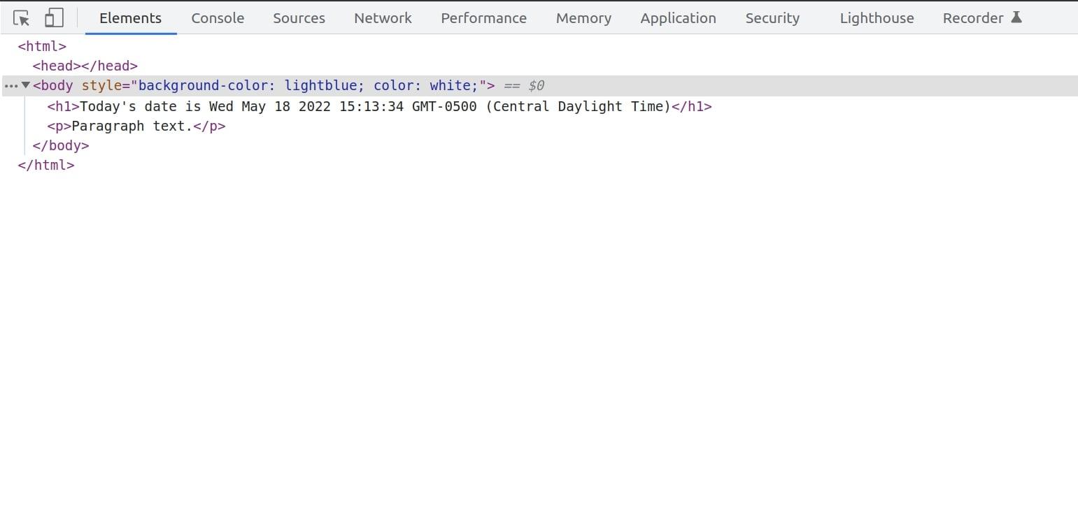 javascript console