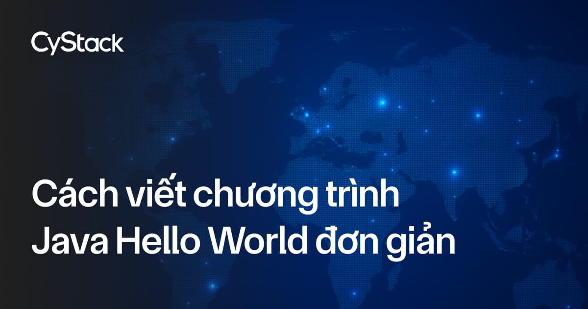 chương trình Java Hello World 