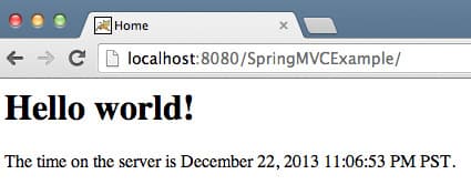 Java Spring MVC 