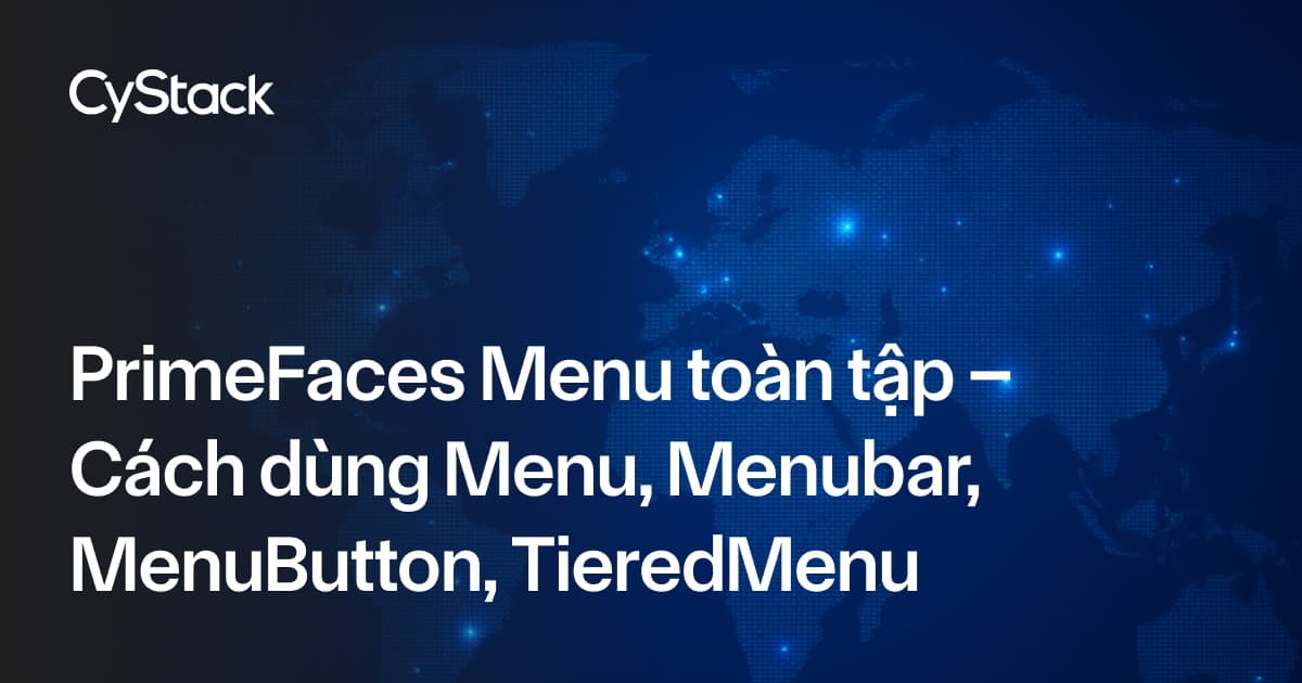PrimeFaces Menu toàn tập
