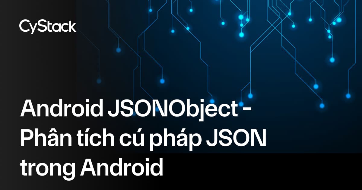 Phân tích cú pháp JSON 