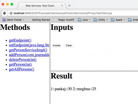 SOAP Web Service
