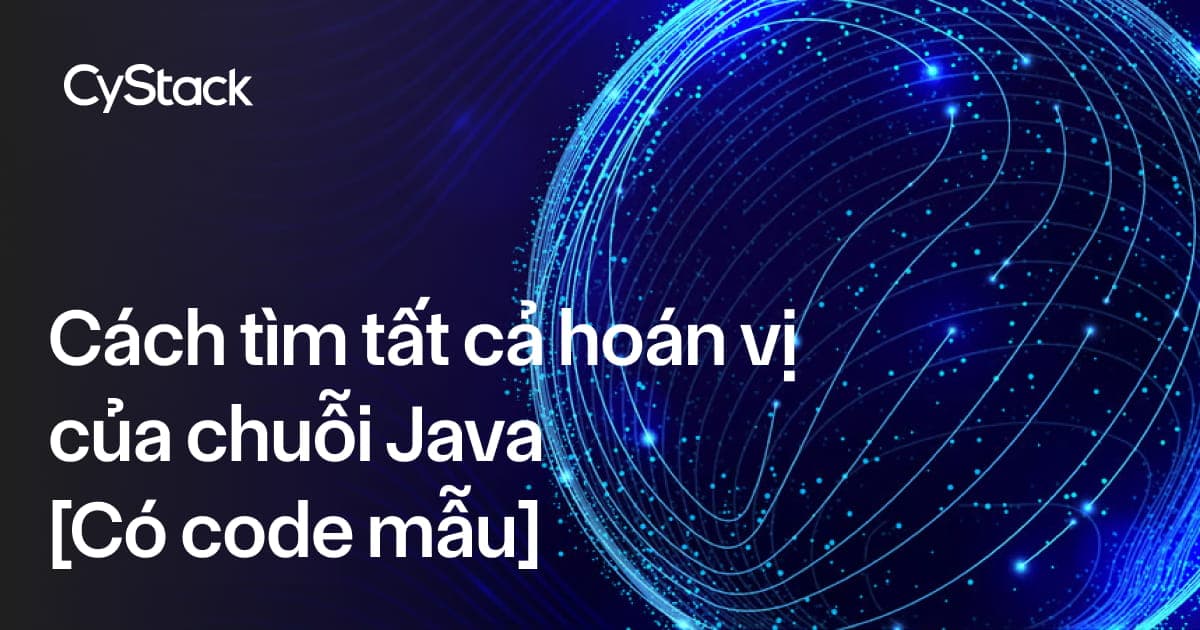 hoán vị của chuỗi Java