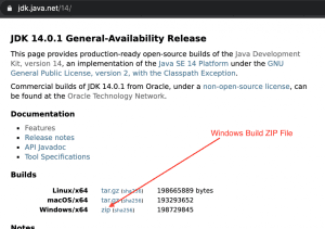 jdk 14 build windows