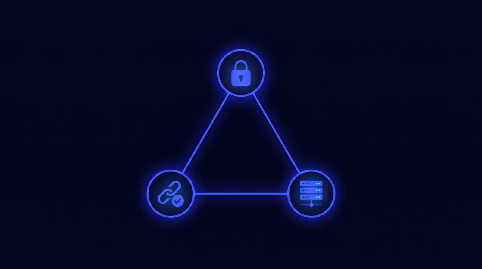 Infographic mô tả bộ ba CIA gồm tính bí mật, tính toàn vẹn và tính sẵn sàng trong bảo mật thông tin.
