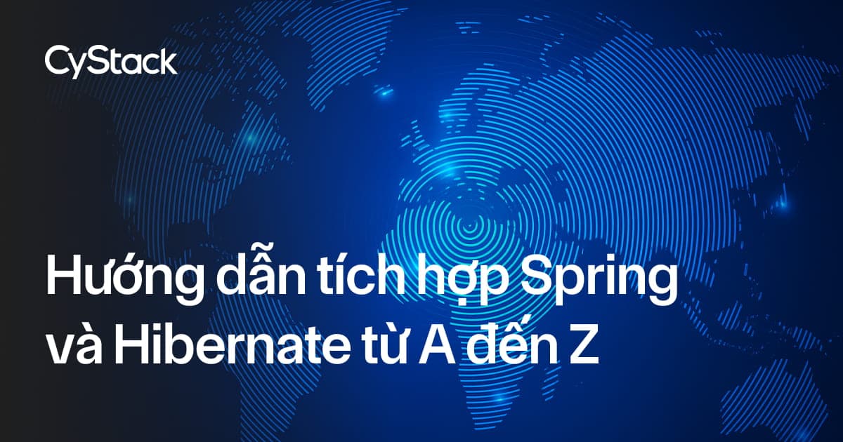 Tích hợp spring và hibernate
