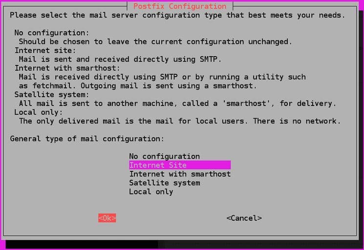 Cài đặt và cấu hình Postfix làm SMTP chỉ gửi trên Ubuntu 22.04