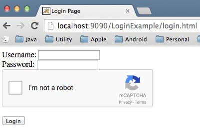 Google Recaptcha Widget
