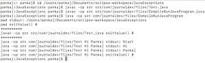 compile and run java program from java program cmd