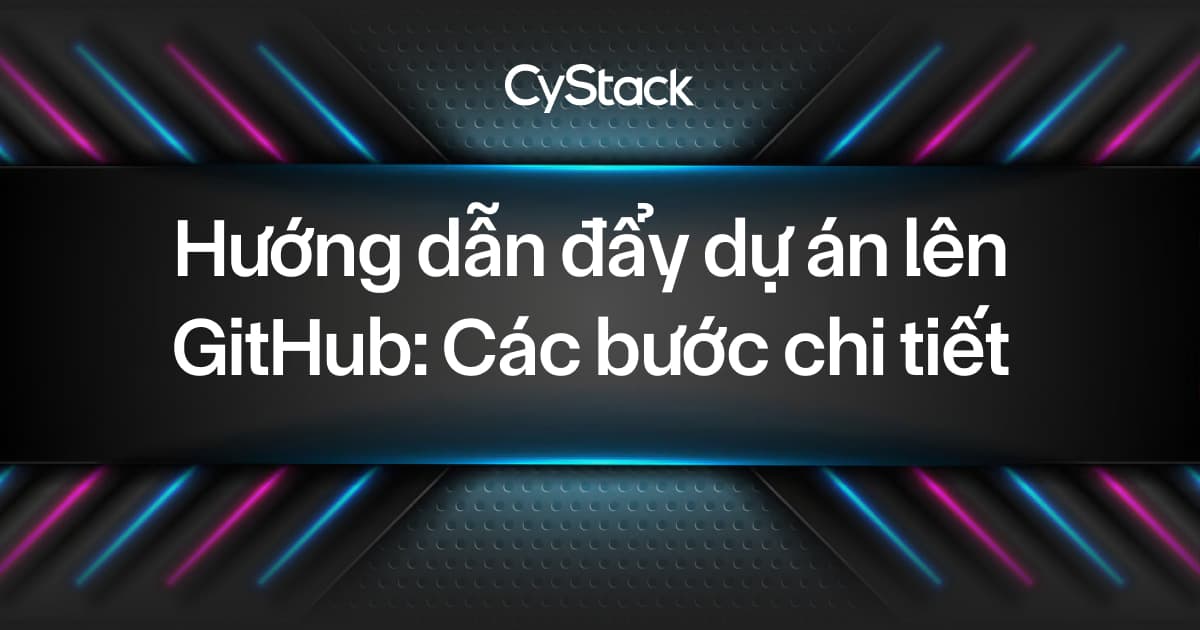 đẩy dự án lên Github