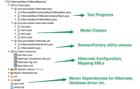 Hibernate Many To Many Mapping Project1