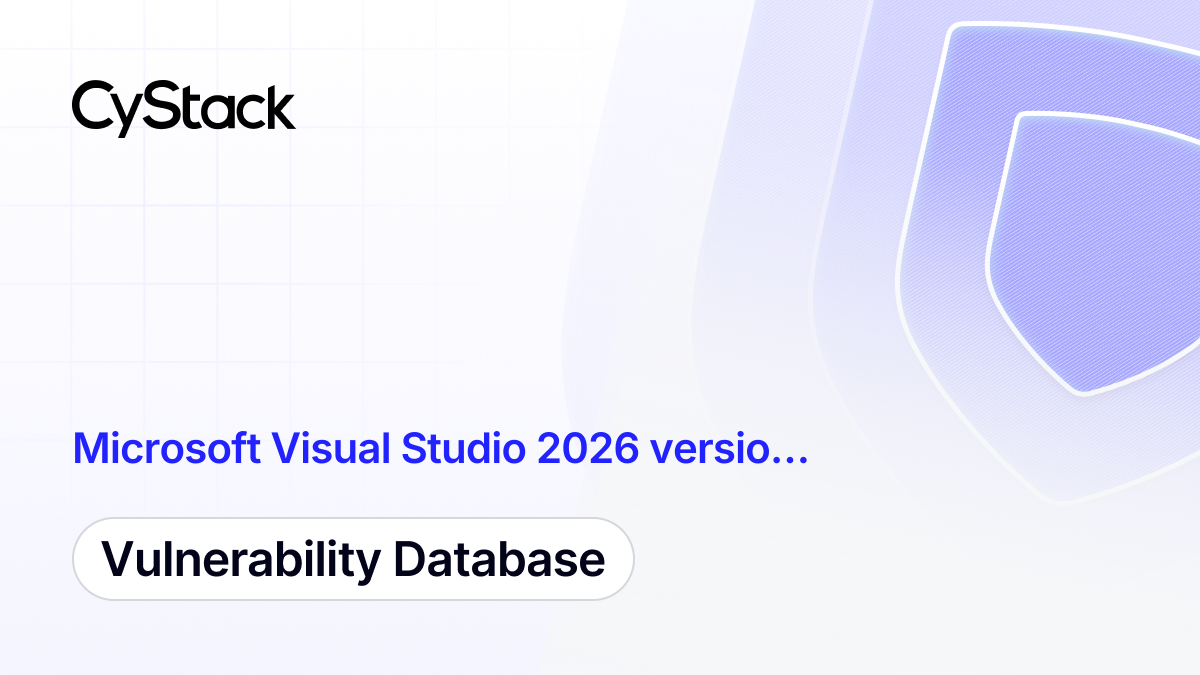 Microsoft Visual Studio 2026 version 18.11 CVEs (Oct 2026)