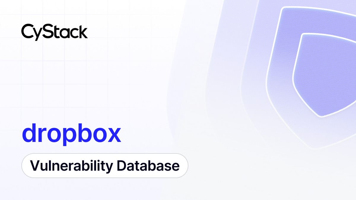 dropbox Vulnerabilities & CVE List (Oct 2026) | CyStack