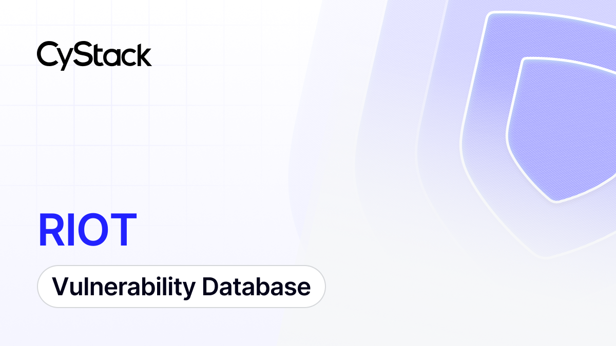 RIOT Vulnerabilities & CVE List (Oct 2026) | CyStack